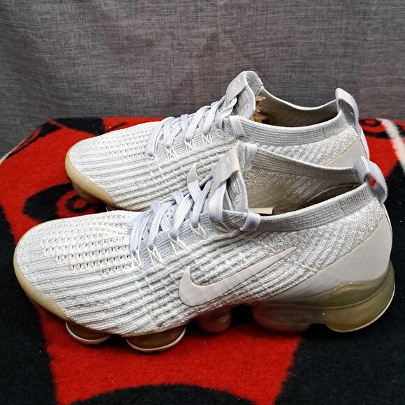 Nike Shoes - %Size 6.5 Nike Air Vapormax Flyknit 3 “Pure Platinum” (AJ6910-100) Women / A 24